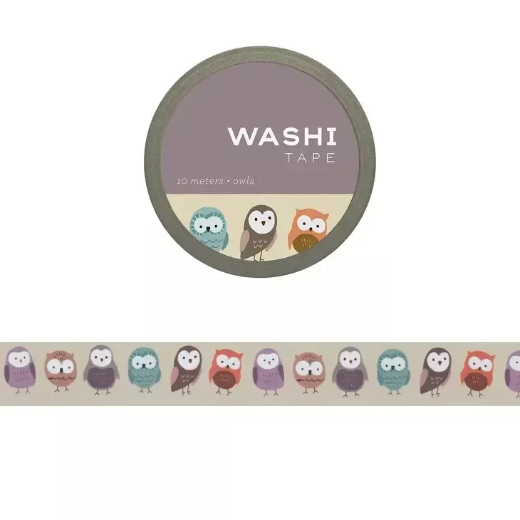 Owls Washi Tape