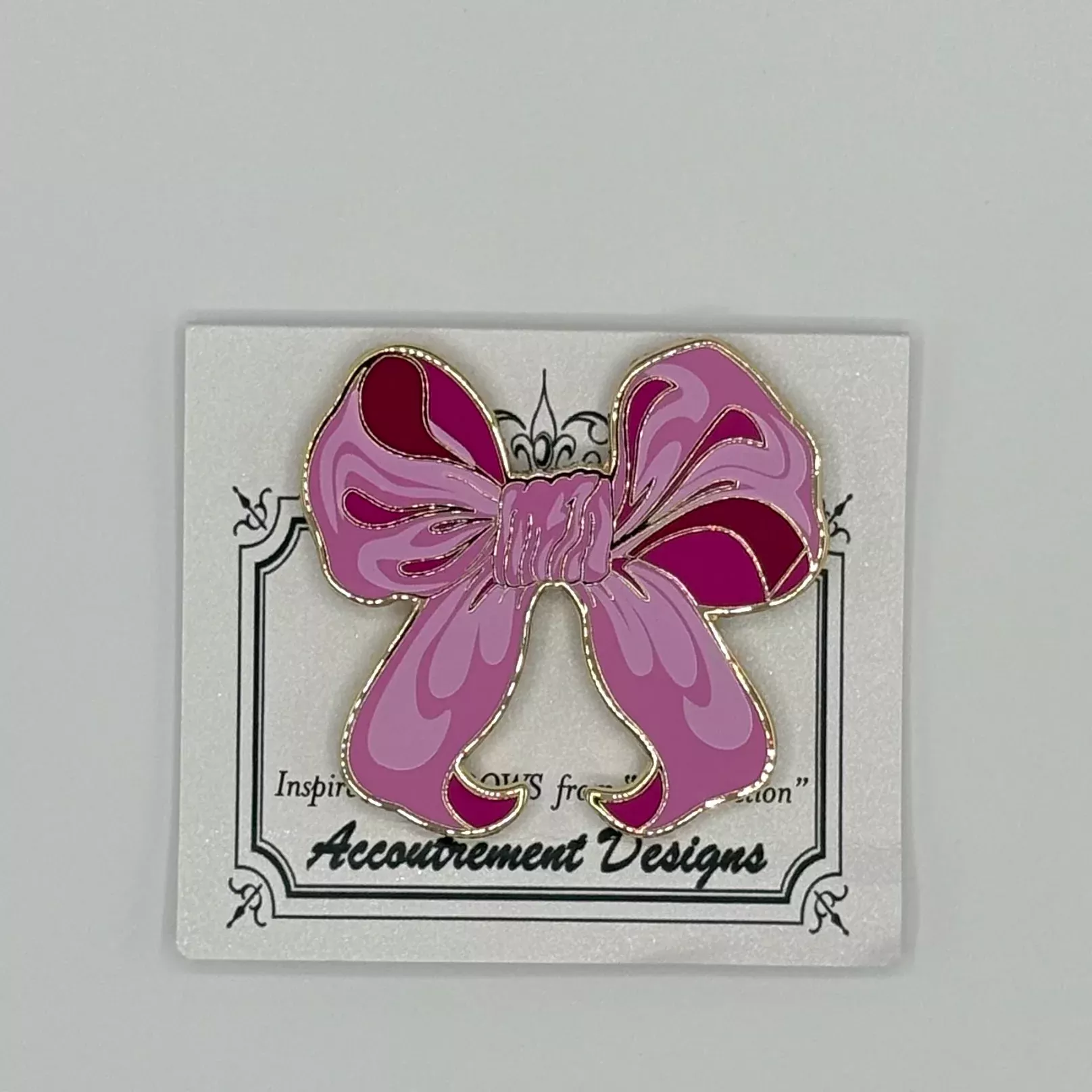 Pink Bow Needle Minder