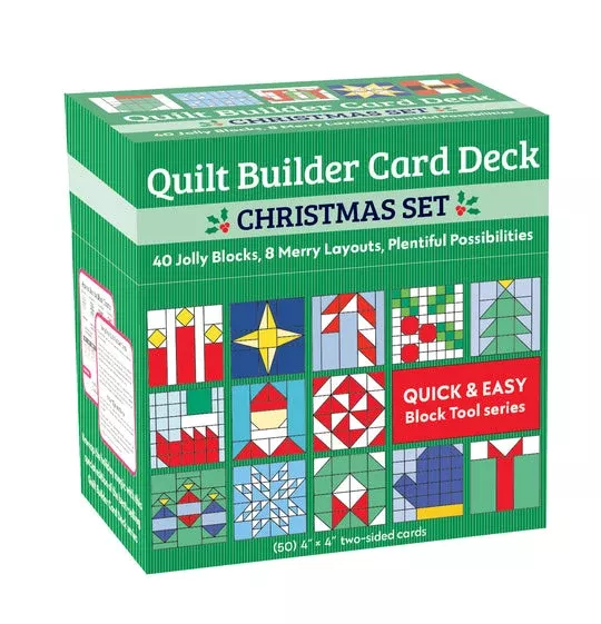 Quilt Builder Card Deck Set #Christmas