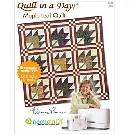 Quilt in a Day Maple Leaf Quilt Pattern Booklet by Eleanor Burns