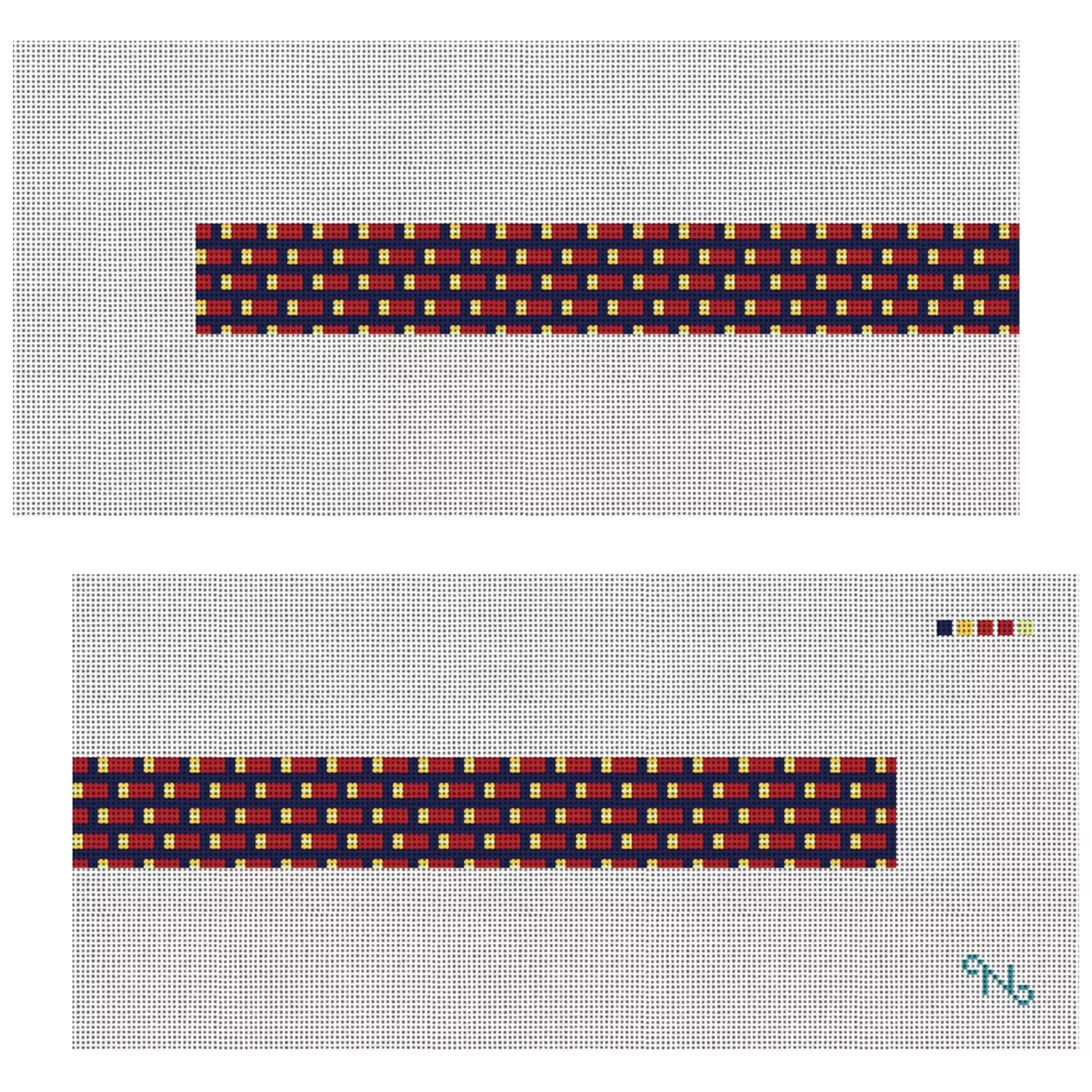 Shotgun Shells Needlepoint Dog Collar Kit