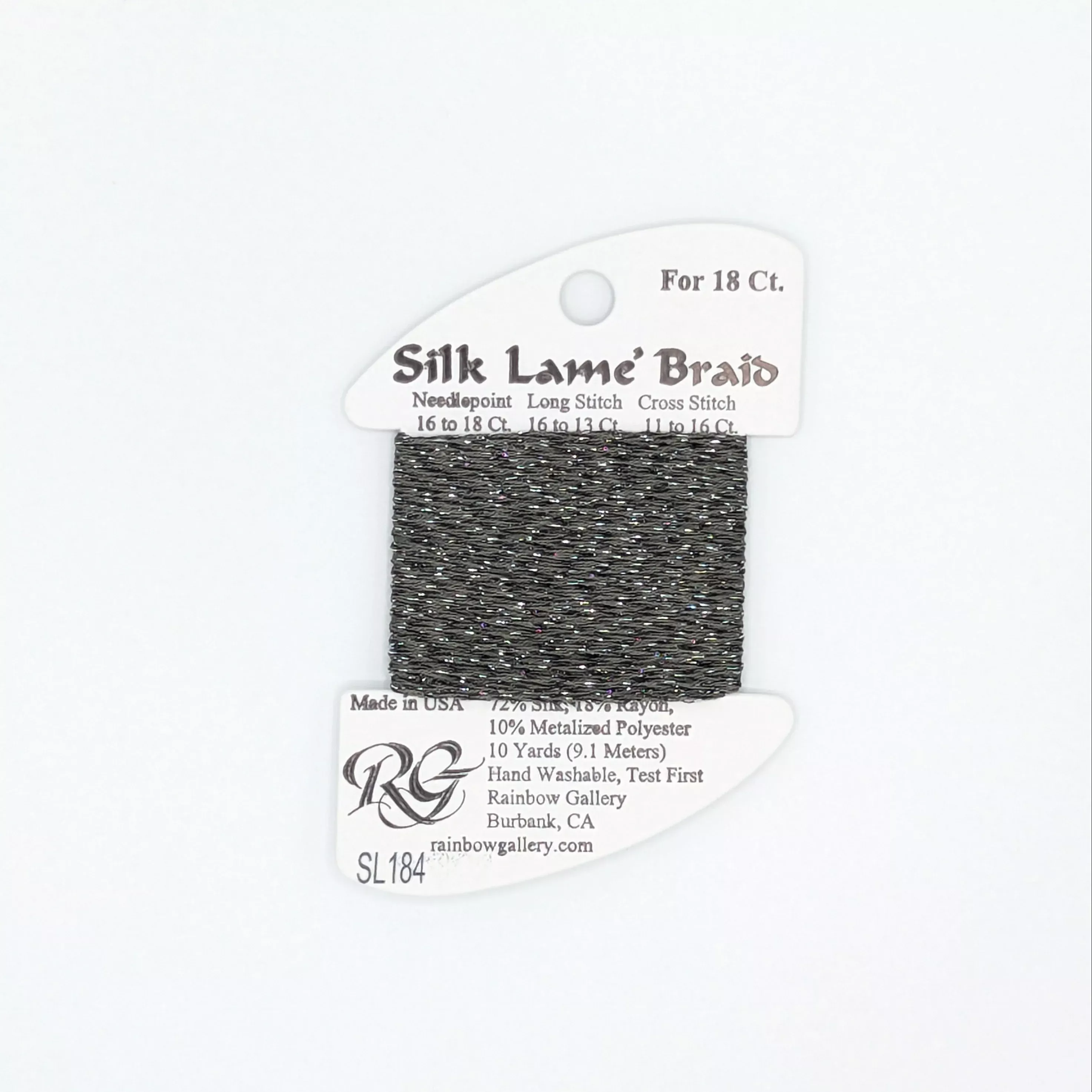 Silk Lame Braid Pavement