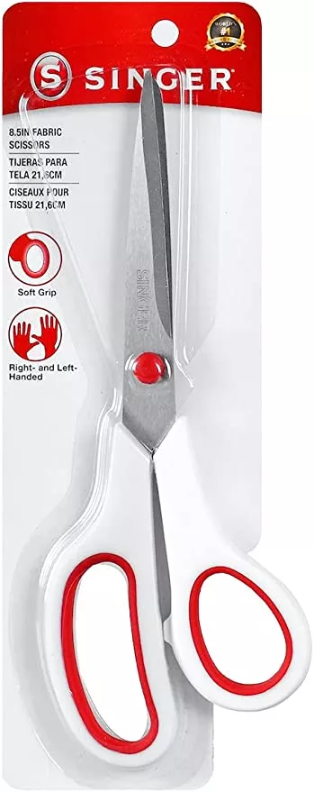 Singer 445 8-1/2-Inch Fabric Scissors with Comfort Grip