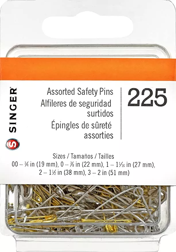 Singer Assorted Safety Pins - 00205