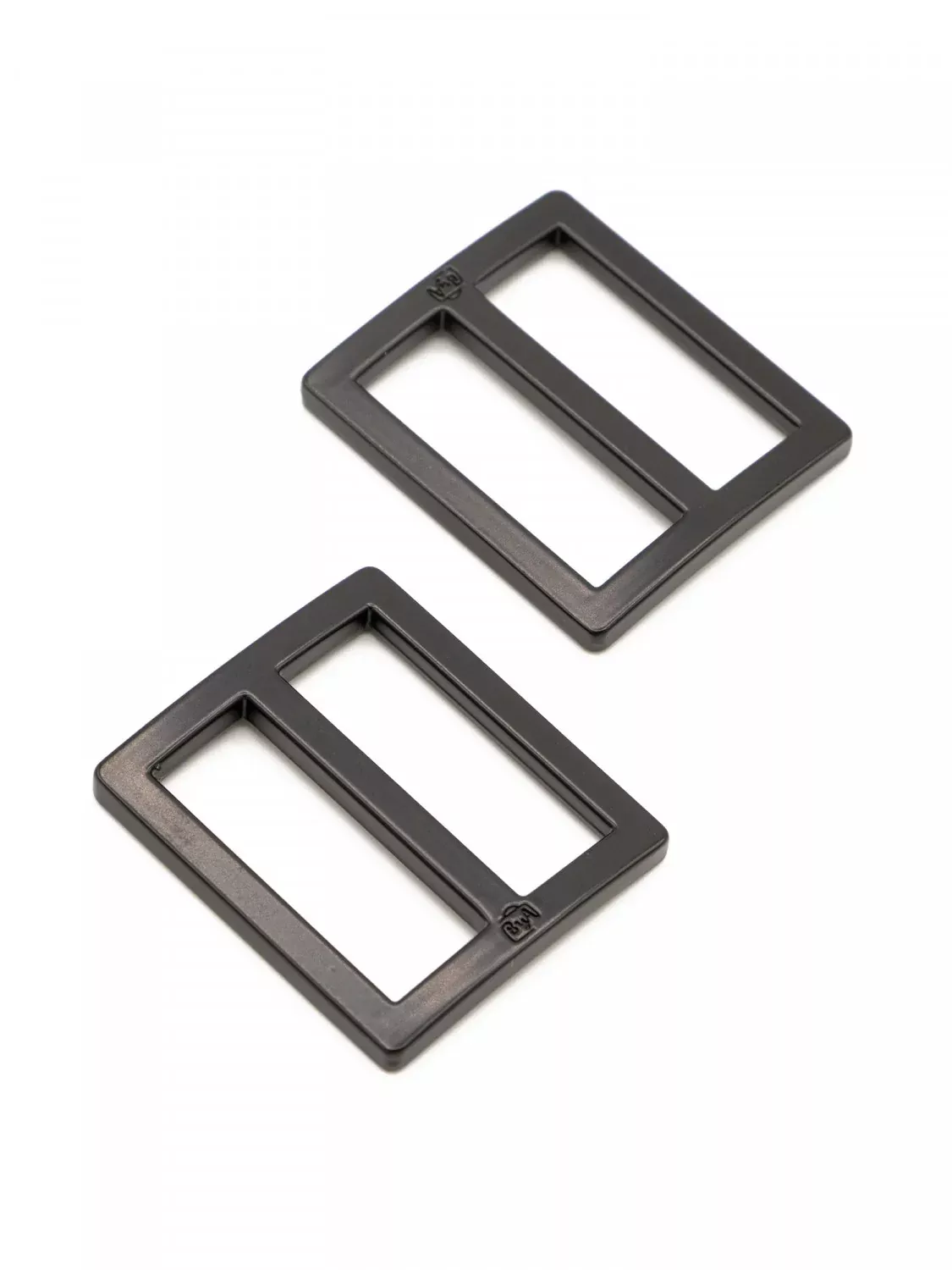 Slider Widemouth Flat 1in Black Metal Set of Two # HAR1SLBMTWO - Special Order