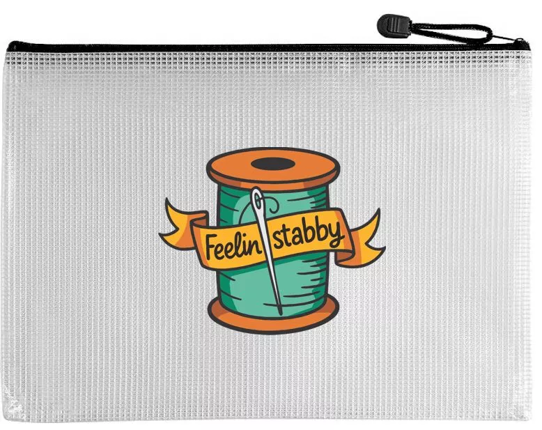 Snarky Zippered Project Bags - Feeling Stabby