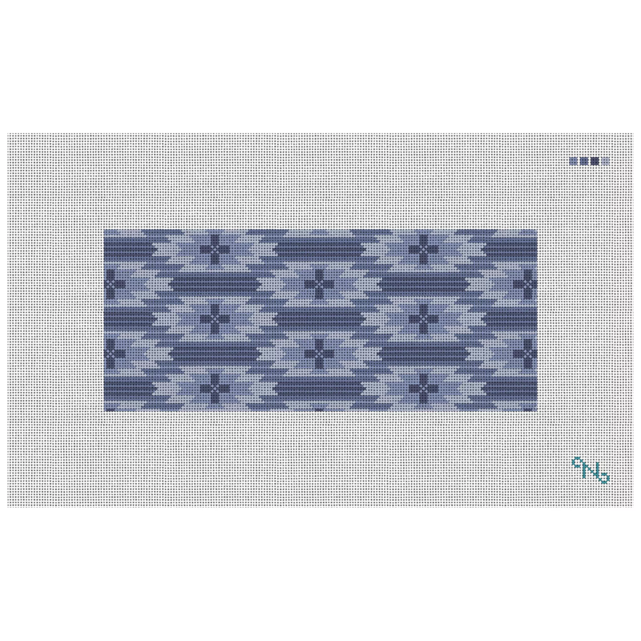 Spirit Line Indigo Needlepoint Flask Kit