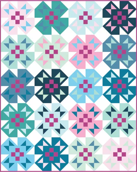 Spring Garden Quilt Pattern by Running Stitches Patterns