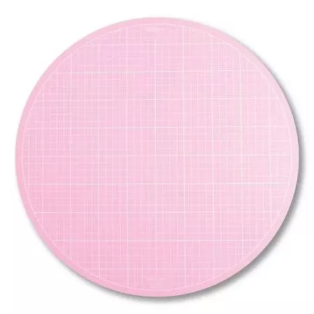 Sue Daley Round Rotating Cutting Mat 16 in Pink