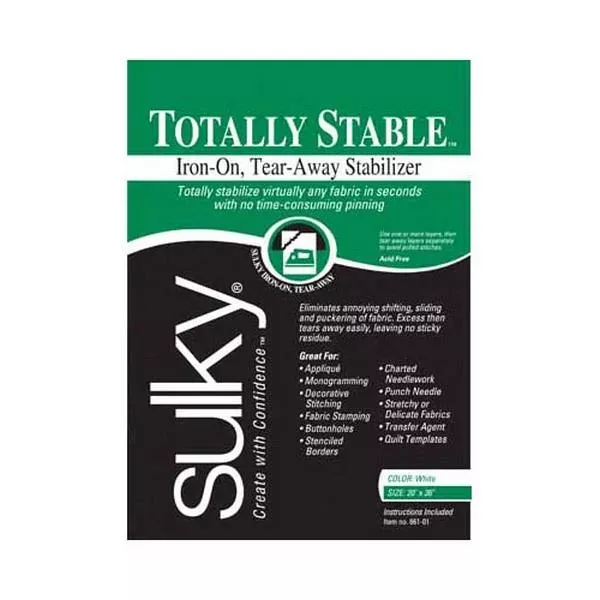 Sulky Totally Stable Tear-Away White
