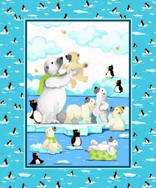 Susybee Brr the Polar Bear Play Mat