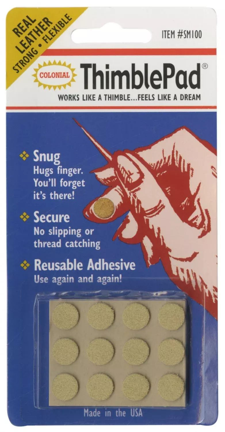 Thimblepad Leather Adhesive Thimble # SM100 - Special Order