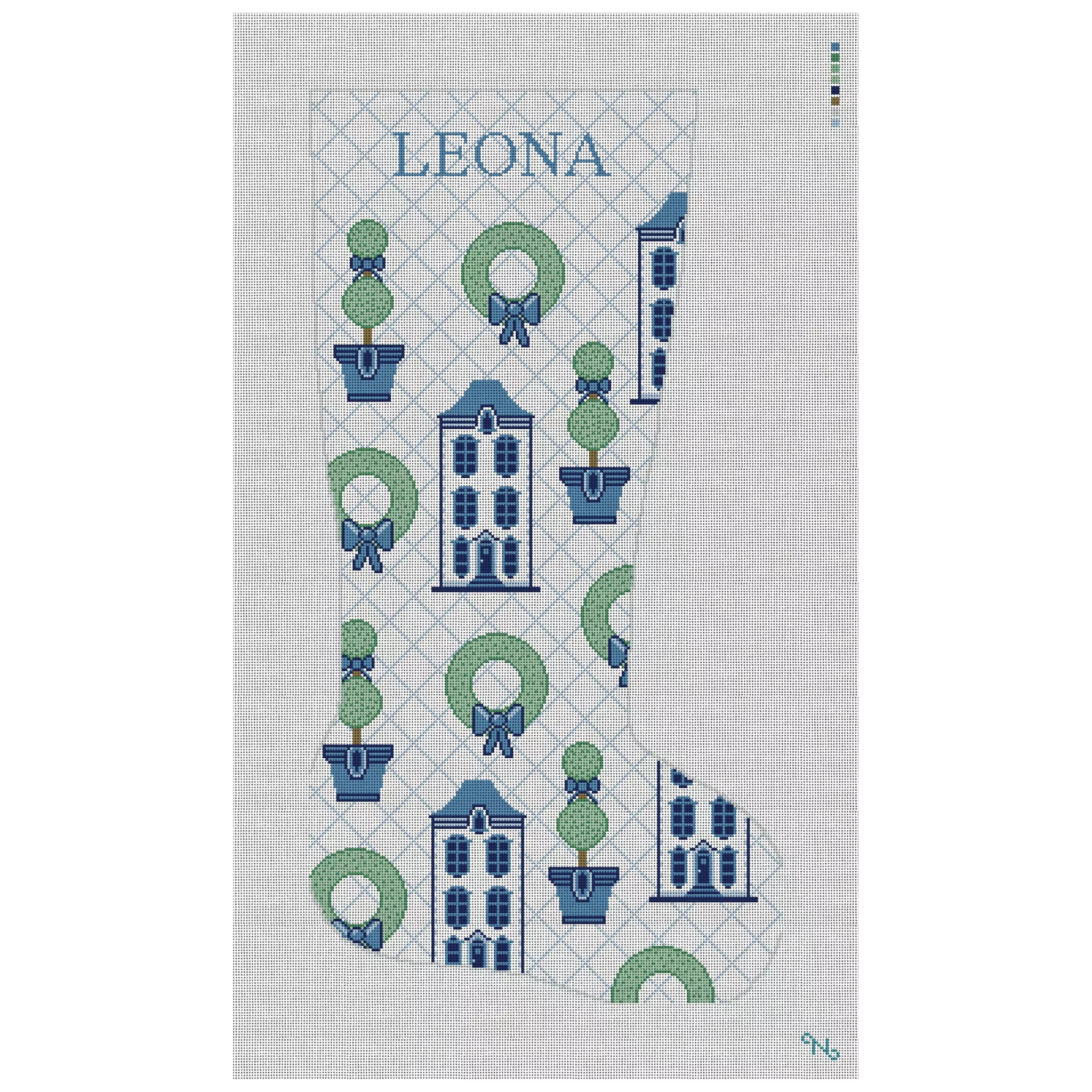 Uptown Christmas Stocking Needlepoint Kit