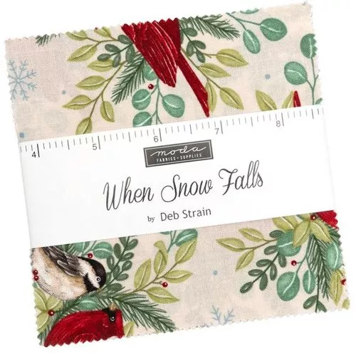 When Snow Falls Charm Pack