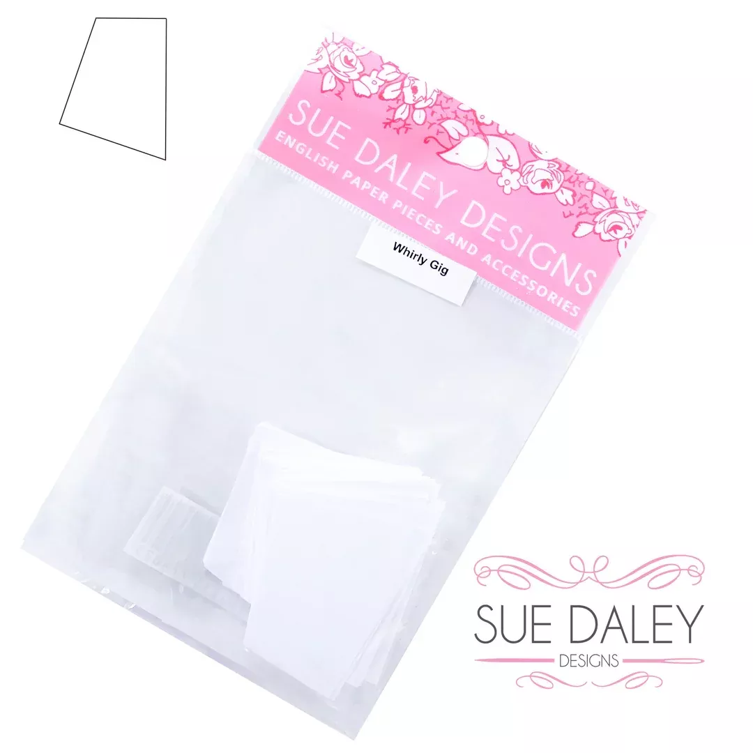 Whirly Gig Papers and Acrylic Template by Sue Daley
