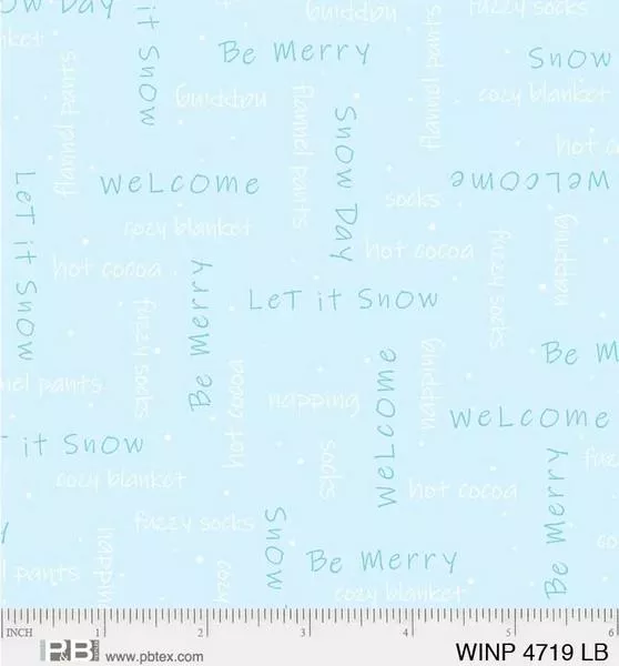 Winter Park Words Light Blue