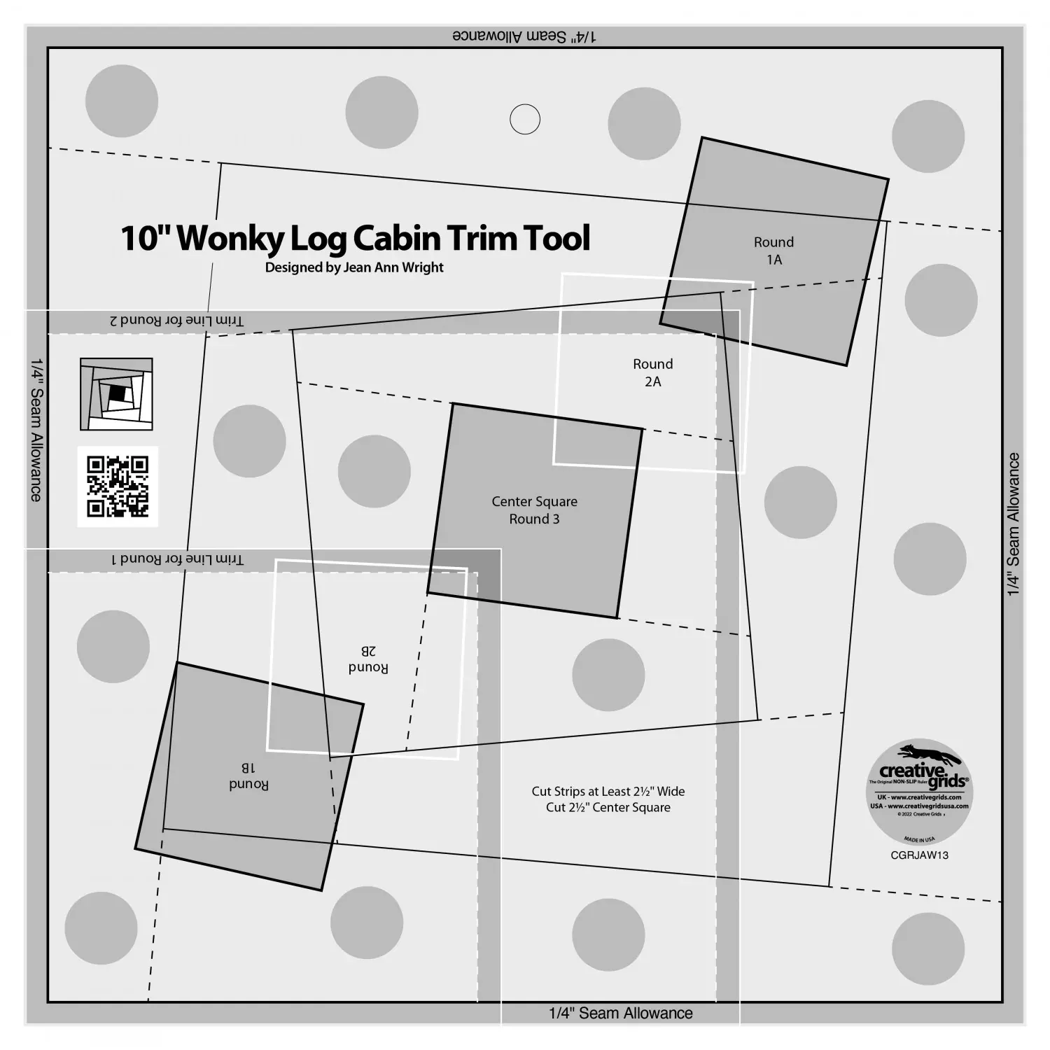 Wonky Log Cabin Trim Tool 10inCGRJAW13