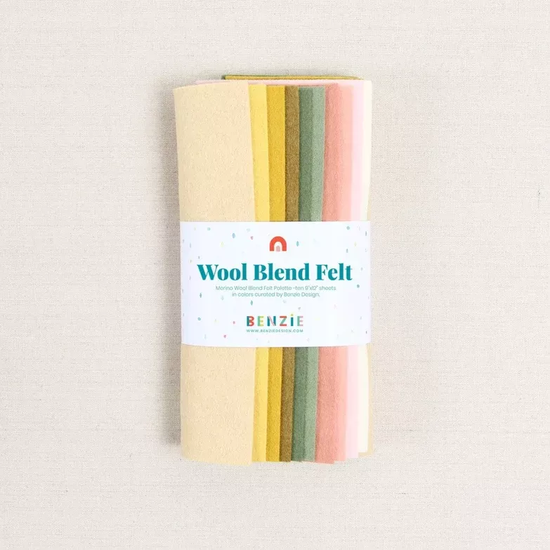 Wool Blend Felt Bundle - Boho Garden