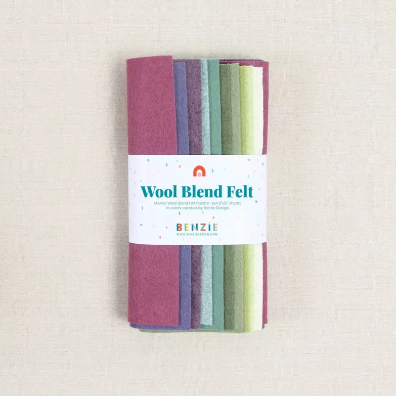 Wool Blend Felt Bundle - Succulents