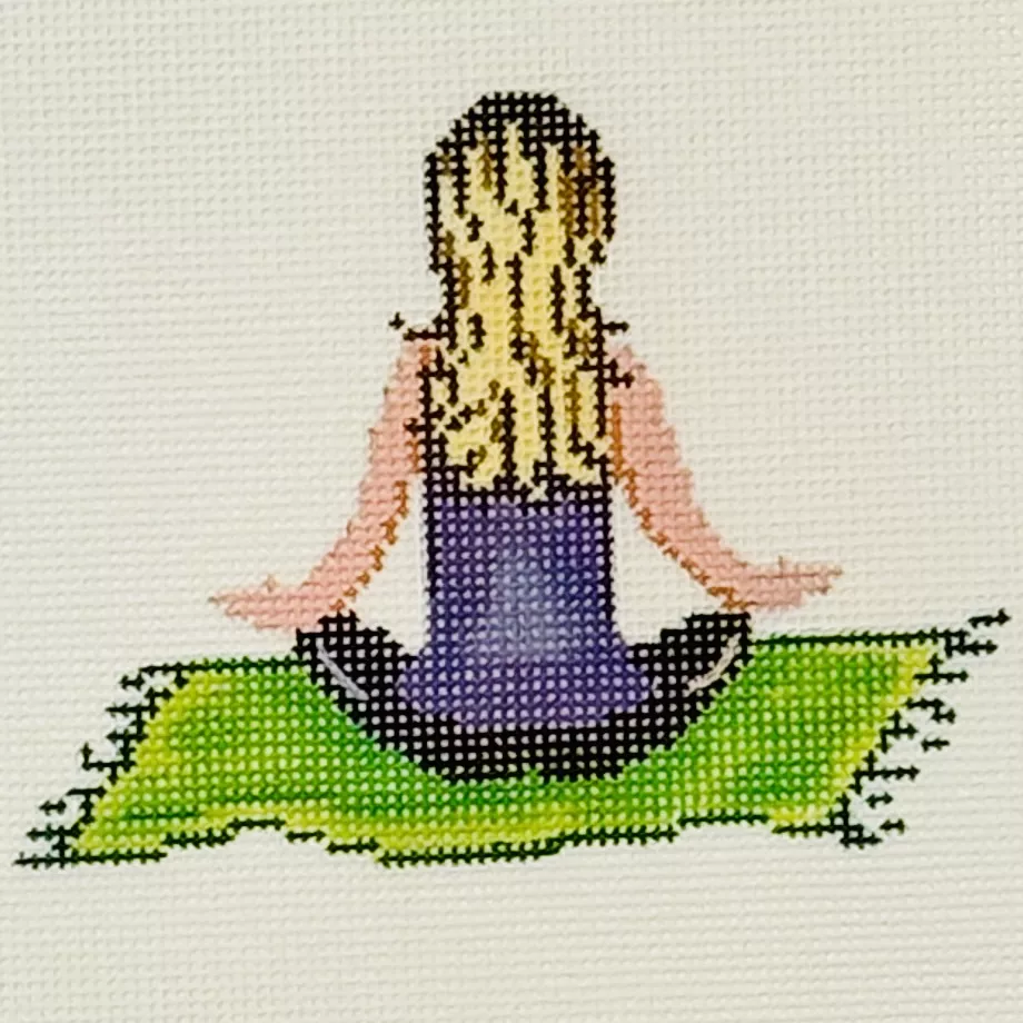 Yoga on Green Carpet