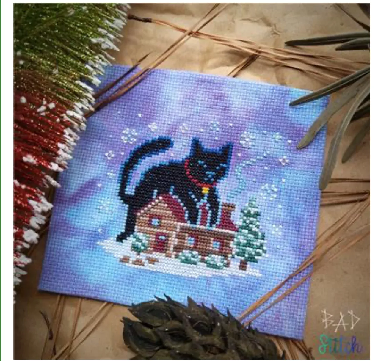 Yule Cat - Bad Stitch