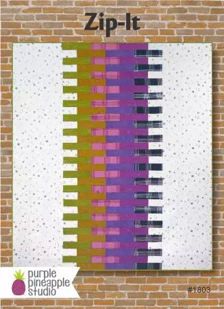 Zip It Purple Pineapple Quilt Pattern