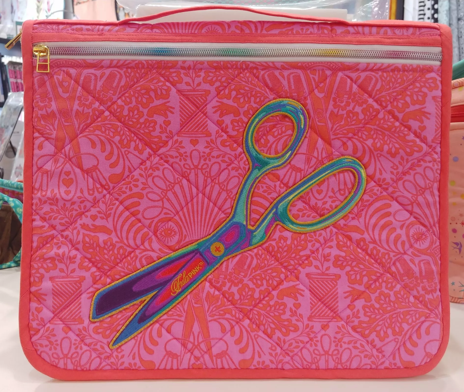 Zip It Up Kit - Tula Homemade Pink w/Scissors