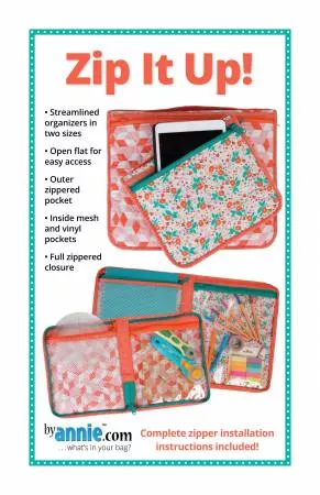 Zip It Up! Pattern - By Annie