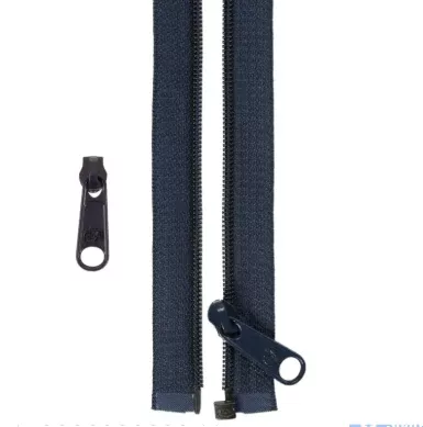 ZIP50-235 Separating Zipper and Extra Slide 50" - Navy