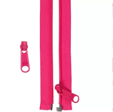 ZIP50-250 Separating Zipper and Extra Slide 50" - Lipstick