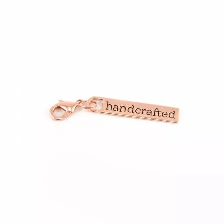 Zipper Pull Handcrafted In Copper