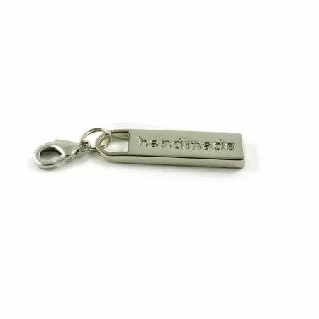Zipper Pull Handmade In Nickel