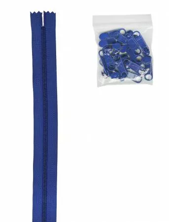 Zippers by the Yard - Cobalt