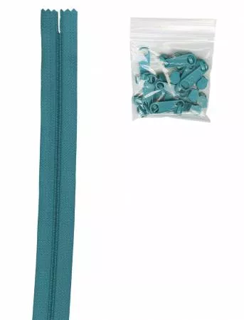 Zippers by the Yard - Emerald