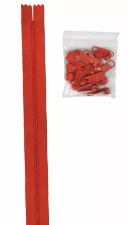 Zippers by the Yard - Tangerine