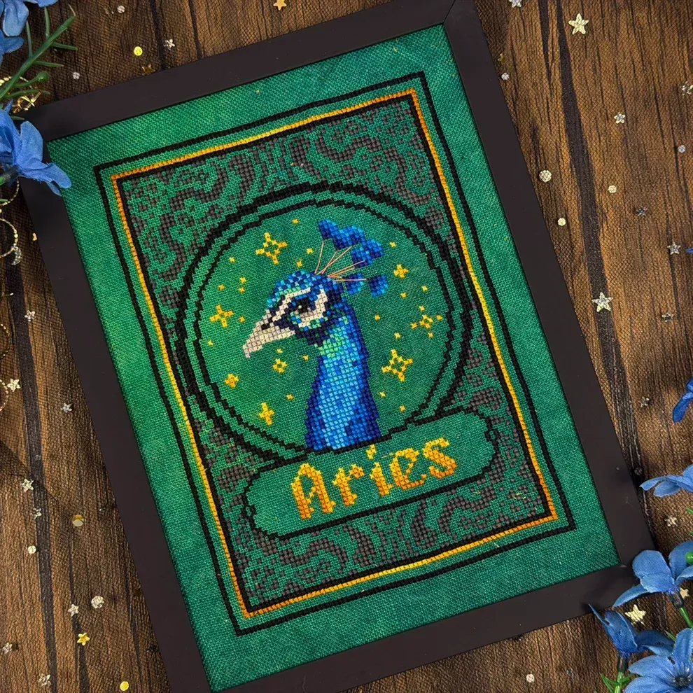 Zodiac Aries - The Stitch Crypt - 2026 Needlework Marketplace PREORDER